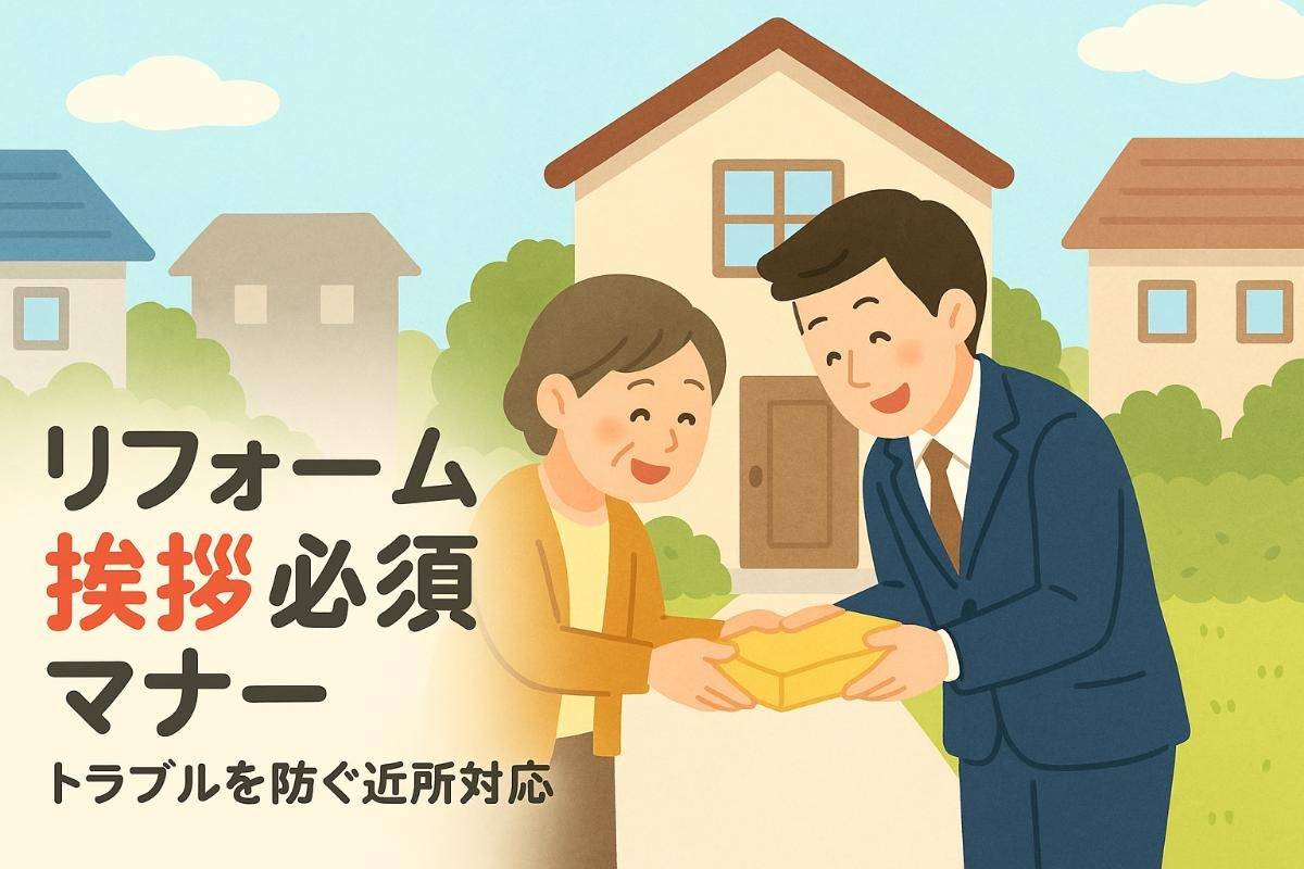 リフォームの近所へ挨拶で失敗しない必須ポイントとトラブル予防マナーを徹底解説
