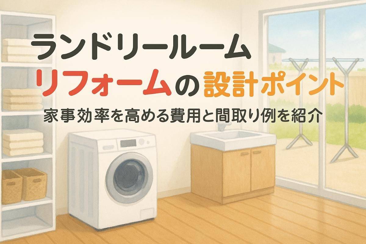 リフォームでランドリールームの費用と間取り実例を解説｜家事効率アップの失敗しない設計ポイント
