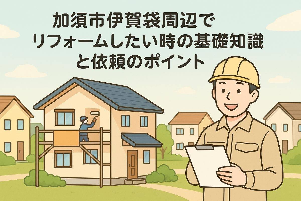 加須市伊賀袋周辺でリフォームしたい時の基礎知識と依頼のポイント