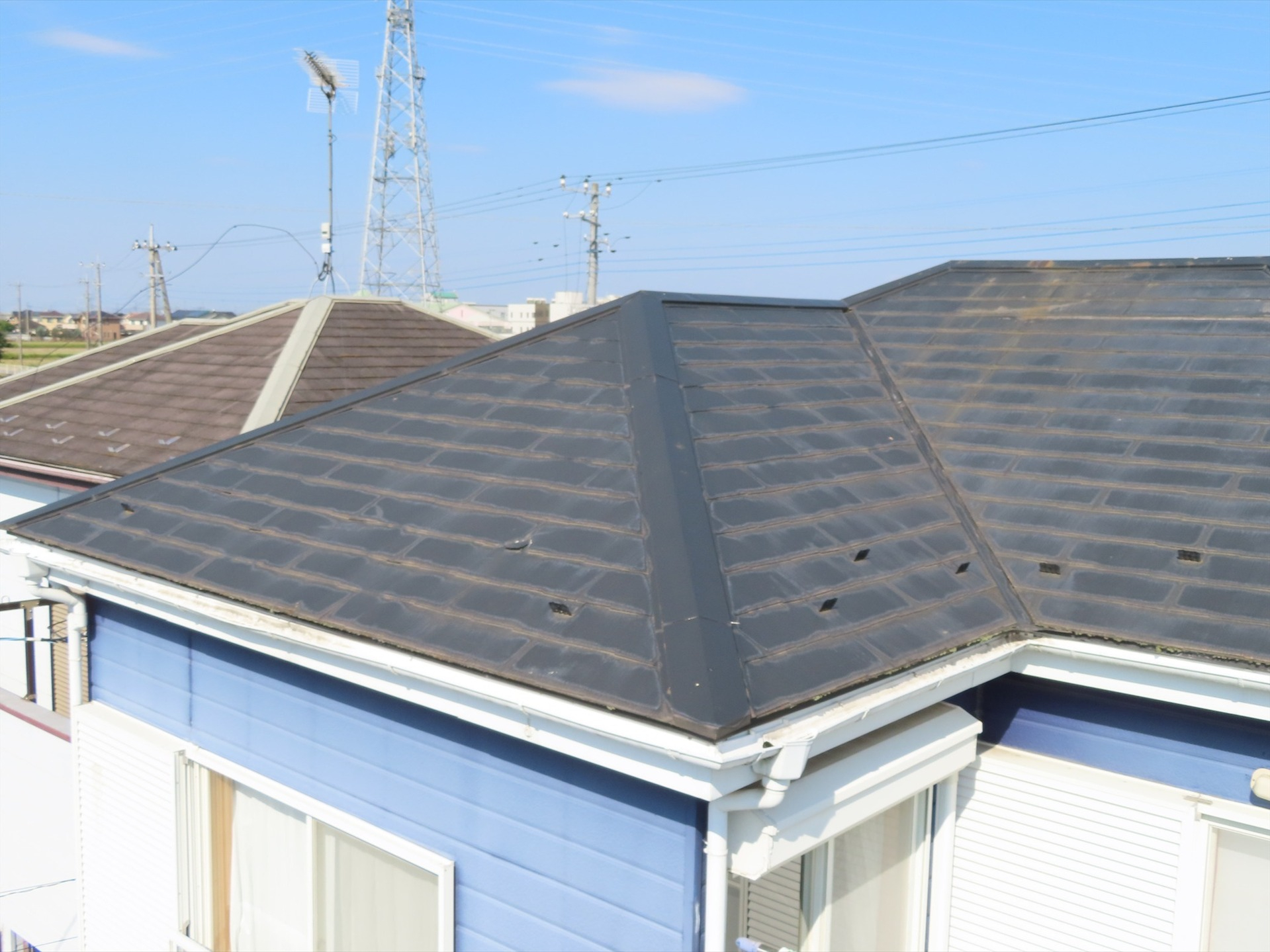 🏠✨(株)エアロックの地元、加須市で外壁と屋根の塗装工事を行...