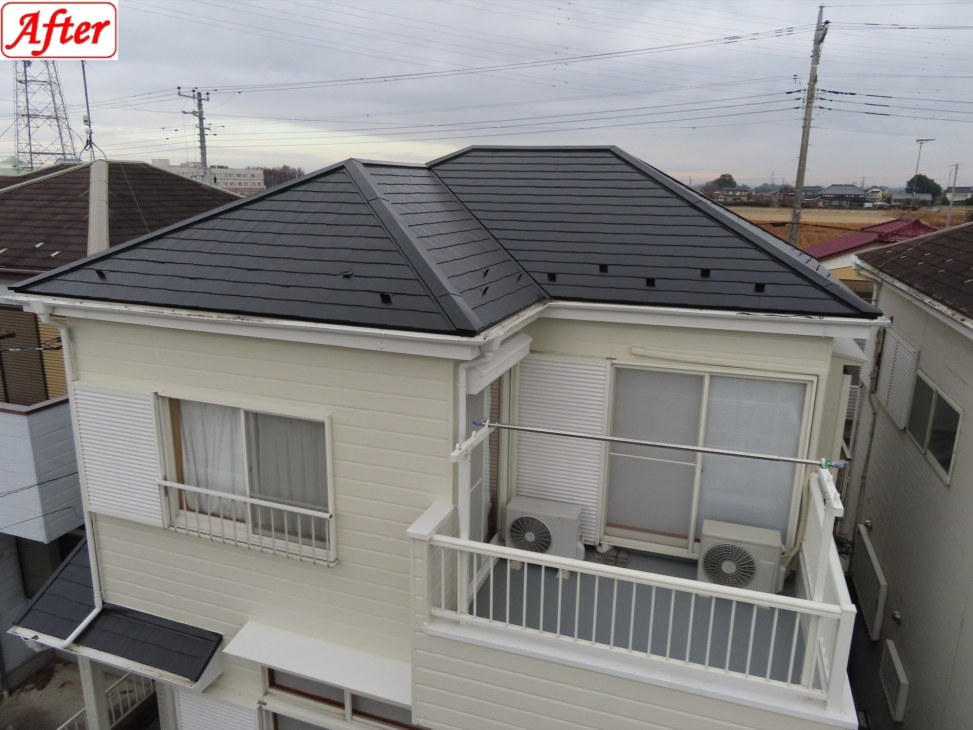 🏠✨(株)エアロックの地元、加須市で外壁と屋根の塗装工事を行...