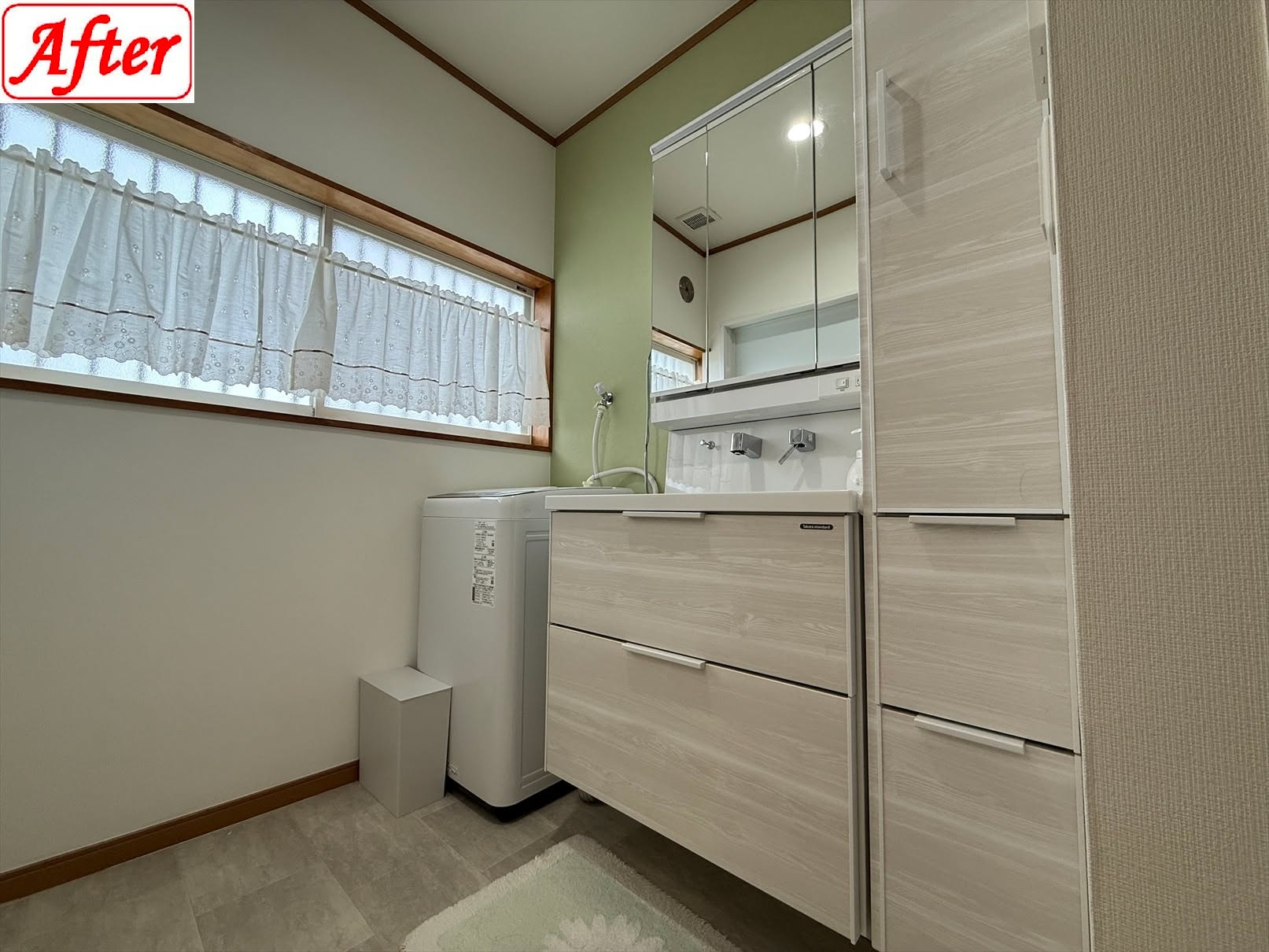 新しいお風呂と洗面所のリフォームが完了しました✨ 今回の特長...